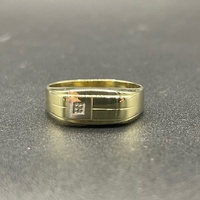 Mens 9ct Yellow Gold Signet Ring