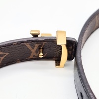 Louis Vuitton Calfskin Monogram 20mm 35.4 Inch LV Iconic Reversible Belt