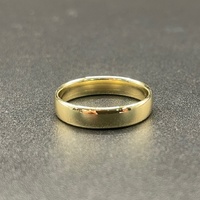 Mens 9ct Yellow Gold Plain Wedding Band Ring