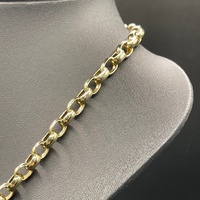 Ladies 9ct Yellow Gold Belcher Link Necklace