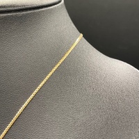 Ladies 9ct Yellow Gold Crown Trifari Snake Link Necklace