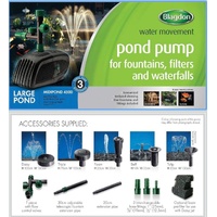 Blagdon Midipond 4500 Submersible Pond Pump 4400 LPH High Head for Large Ponds