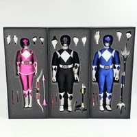 Ace Toyz CMSH-00 Classic Mighty Superhero Figure Box Set - Power Rangers - Includes Exclusive Combined Weapon