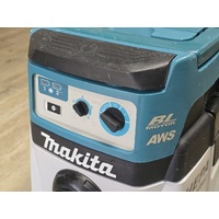 Makita DVC157L 18VX2 AWS Cordless Brushless Dust Extraction Vacuum Skin Only