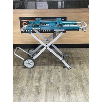 Makita Folding Miter Saw Stand Jobsite Trolley Wheels 100kg Capacity