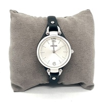 Fossil Georgia ES3199 Women Dress Silver Dial Leather Quartz 32mm Watch