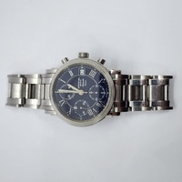 Raymond Weil Geneve Saxo Vintage 90s Automatic Blue Chronograph Mens Watch