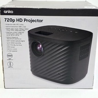 Anko Portable HD Movie Projector - 720p Resolution, Supports HDMI, USB, & Micro SD, Perfect for Indoor & Outdoor Movie Nights