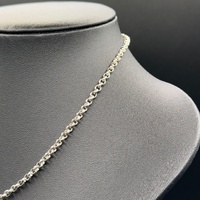 Ladies 925 Sterling Silver Belcher Link Necklace