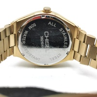 Chisel Green Dial Gold Tone Stainless Steel Mens Analog Watch 5821044