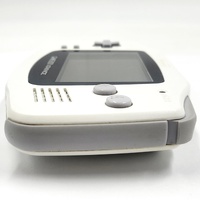 Nintendo Game Boy Advance AGB-001 White Console w/ Aftermarket Battery Cover