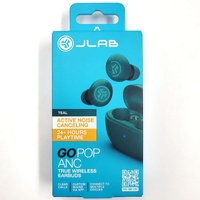 JLab Go Pop ANC True Wireless Earbuds Bluetooth Noise Cancelling Earphones