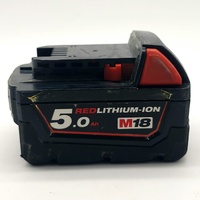 Milwaukee M18 18V RedLithium-Ion 5.0Ah Extended Capacity Battery Pack M18B5