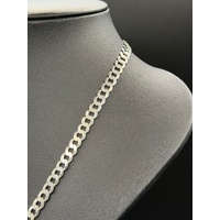 Unisex 925 Sterling Silver Curb Link Necklace