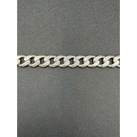 Unisex 925 Sterling Silver Curb Link Bracelet