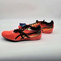 ASICS Cosmoracer MD Flash Coral Black Running Shoes G603Y-0690 Size US 7.5