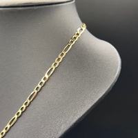 Unisex 9ct Yellow Gold Figaro Link Necklace
