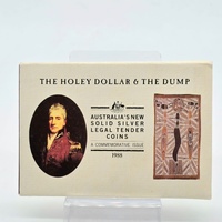 1988 Perth Mint The Holey Dollar and The Dump Silver Commemorative 2 Coin Set