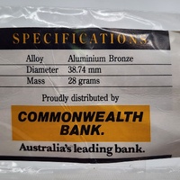 1988 $5 Commemorative Coin Uncirculated Parliament House Australia CBA
