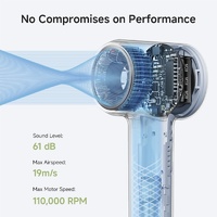 Laifen Mini High Speed Hair Dryer Glacier Blue