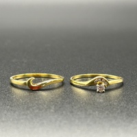 Ladies 18ct Yellow Gold Diamond Bridal Ring Set