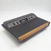 Atari 2600 Woody 4-Switch Console CX2600 PA With 2 Joysticks & Paddle Controllers