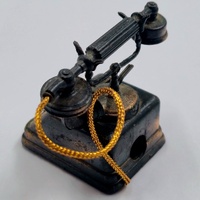 Vintage Rotary Telephone Metal Pencil Sharpener Antique Desk Collectible Office Decor