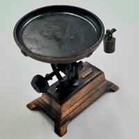 Antique Metal Balance Scale Pencil Sharpener Vintage Desktop Collectible Miniature