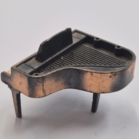 Antique Metal Grand Piano Pencil Sharpener Vintage Collectible Desk Decor