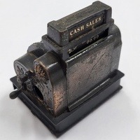 Antique National Cash Register Metal Pencil Sharpener Vintage Desk Collectible