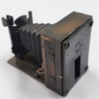 Antique Metal Pencil Sharpener Bellows Camera Vintage Style Desktop Collectible