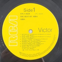 ABBA - The Best Of ABBA Vinyl LP 1975 Australian Pressing RCA VPL1-4020 Pop