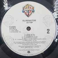 ZZ Top Eliminator 1983 Original Australian Pressing Vinyl LP Record Classic Rock Album