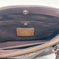 Coach F11932 Mini Christie Carryall In Wildflower Print Coated Canvas Satchel