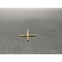 Unisex 9ct Yellow Gold Religious Cross Pendant