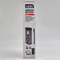 OZITO 7.4V Cordless Inflator Portable Air Pump Tyre Ball Bicycle Rechargeable
