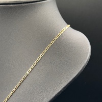 Unisex 9ct Yellow Gold Anchor Link Necklace