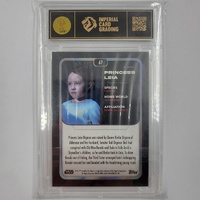 2023 Topps Star Wars Princess Leia Gold Foil #67 ICG 9 Mint Card