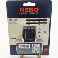 NEBO Einstein Cap 100 Rechargeable LED Headlamp Clip On Hat Light 100 Lm