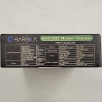 BARSKA NVX100 Night Vision Monocular Infrared IR Scope Green Lens Portable Viewer