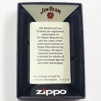 Zippo Jim Beam Windproof Pocket Lighter Refillable Metal Collectible Cigarette Lighter