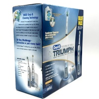 Oral-B Triumph 9500 DLX Professional Care Electric Toothbrush Blue and White