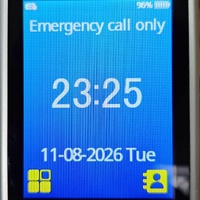 Opel Mobile FlipPhone 6 OMFP622B 4G VoLTE Unlocked SOS Black Silver