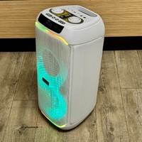 X Echo Lunar 110 Tower Speaker 50W RGB Wireless White 605912 Bluetooth