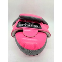 STING Boxing Focus Pads Pair Pink Curved Training Mitts MMA