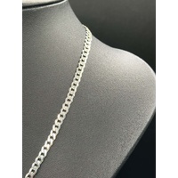 Unisex 925 Sterling Silver Curb Link Necklace