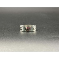 Unisex 925 Sterling Silver Gucci Ghost Collection Ring