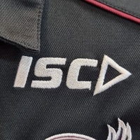 2017 Manly Warringah Sea Eagles NRL Players Polo Shirt ISC Black Small