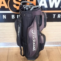 Titleist StaDry Waterproof Cart Golf Bag 14-Way Divider Towel Holder 
