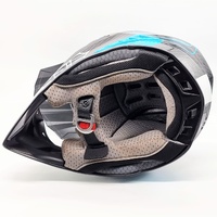 Acerbis Steel Carbon Motocross Helmet Blue White Offroad Dirt Bike XL